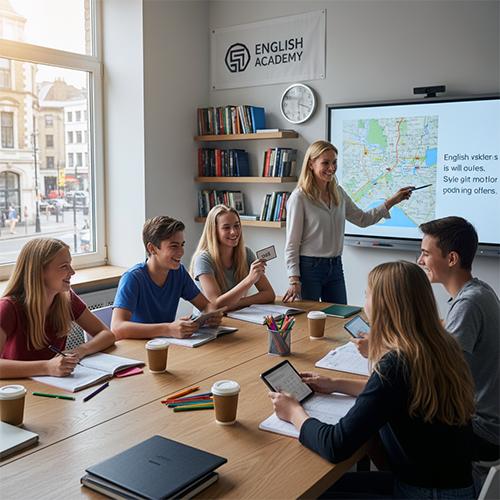 Занятие английским для подростков 13-17 лет